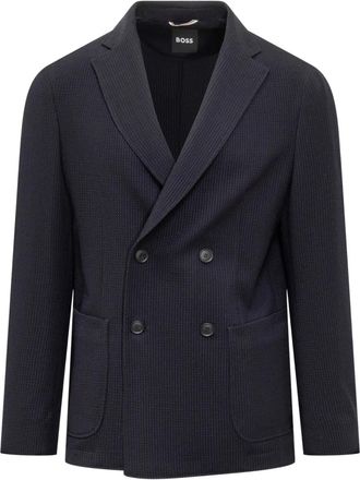 BOSS Giacca doppiopetto - Blu