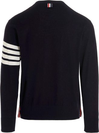 Thom Browne 4-Bar Merino Wool Sweater - Navy