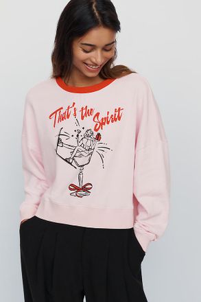 Chaser 100% Cotton Champagne Party Sweatshirt