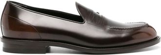 Fendi Baguette Leather Loafers - Mens - Calf Leather