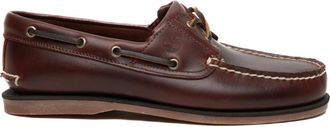 Timberland Classic 2-Eye Boat Shoe - Heren - Bootschoenen - Bruin - 40 EU - Leer - Schoenen