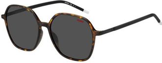HUGO BOSS HG 1236/S 0UC/IR Womens Sunglasses Tortoiseshell Size 55