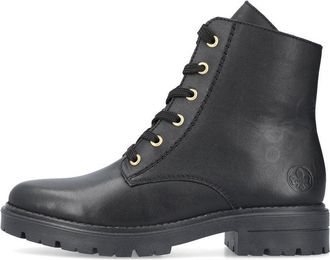 Rieker Z2841-00 Dames Leren Laarzen Zwart