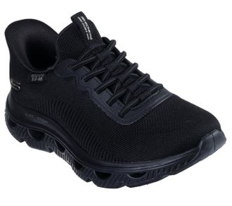 Skechers Womens BOBS ARC Waves Sneaker, Black, 7 UK