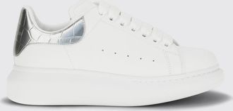 Alexander McQueen McQueen Sneakers Oversize in pelle con tallone effetto coccodrillo laminato e suola chunky