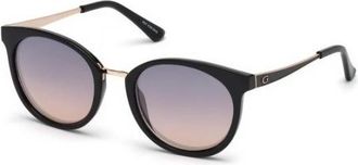 Guess Ronde Zonnebril - Dames - Zonnebrillen - Zwart - 52 MM - Accessoires