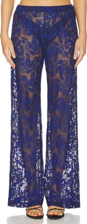 Amanda Uprichard Mariko Pants In Navy