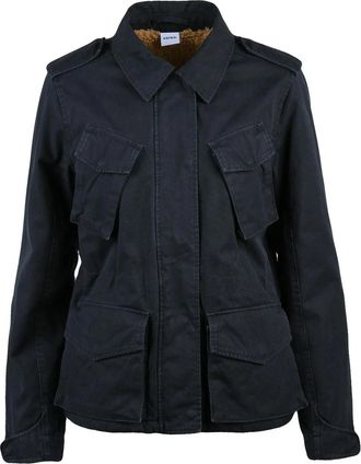 Aspesi Structured Parka With Plush Lining And Multi-Pocket Design