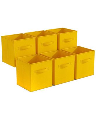 Sorbus 6 Pack 11In Foldable Storage Cubes