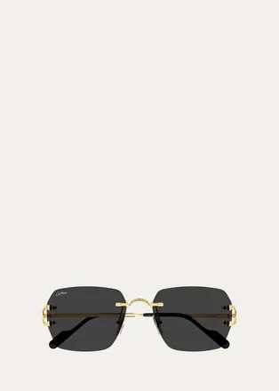 Cartier Motifs De Cartier 59MM Square Sunglasses