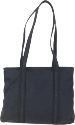 Prada Pre-owned Nylon Tote Bag - Dames - Vintage Shopper - Zwart - ONE Size - Nylon - Vintage