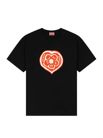 Kenzo Maglietta Kenzo in cotone dalla vestibilit&agrave; ampia Kenzo Boke Heart