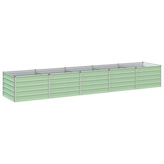 vidaXL Cama De Jard&iacute;n Elevada Verde Pastel 400 X 80 X 55 Cm Vidaxl