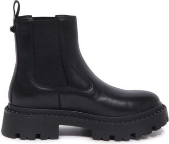 Ash Zwarte Genesis Stud Enkellaarzen - Dames - Chelseaboots - Zwart - 41 EU - Schoenen