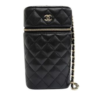Chanel Pre-owned Vintage Schoudertas - Dames - Pre-owned - Zwart - Maat: ONE Size Leer