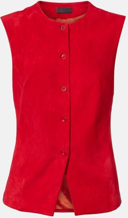 Stouls Gilet Casino in suede