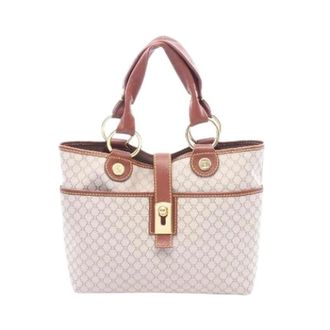 Celine Pre-owned Handbags, female, Beige, Size: ONE SIZE Pre-owned Canvas Leather Handbag