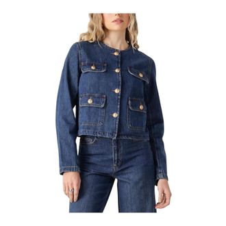 Vanessa Bruno Dames, Jassen, Blauw, Maat: L Denim
