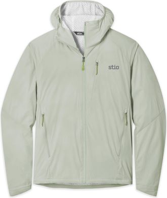 Stio | Mens Dawner Hooded Jacket, Size Extra Large in Sage Flats