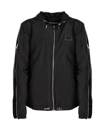 Les Hommes Les Hommes jas Windbreaker Mannen zwart