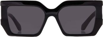 Off-white DOVER Dark Grey Square Unisex Sunglasses OERI148 1007 56