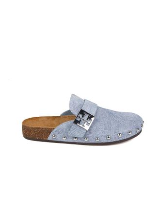Tory Burch Tory Burch Slippers Blauwe Wolk / Zilver