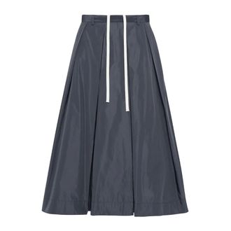 Tela Pleated Midi Skirt