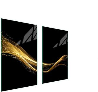 OEM Placa Protectora De Vidrio Para Estufa 75x52 Negro