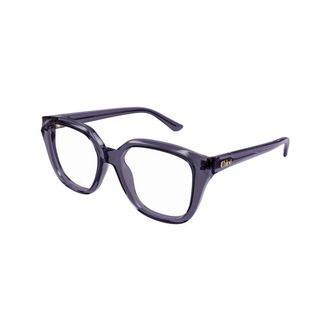 Chlo&eacute; Glasses, female, Purple, 53 MM, Squared Eyeglasses