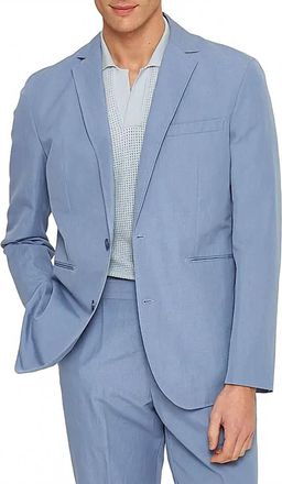 Orlebar Brown Garret Linen And Cotton-Blend Two Button Blazer In Springfield Blue