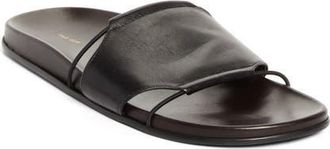 The Row Vivienne Slide Sandal in Black at Nordstrom, Size 9.5Us