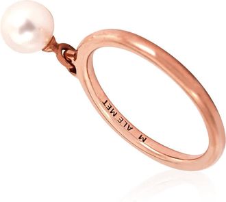 Pandora rose contemporary pearl ring (size 54 / US 7)