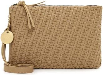 Tamaris Krister Crossbody Tas M - Dames - Schoudertassen - Beige - ONE Size - Polyester - Tassen