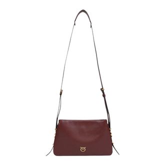 Pinko Cross Body Bags, female, Purple, Size: ONE SIZE Triplet Mini Vitello Morbido