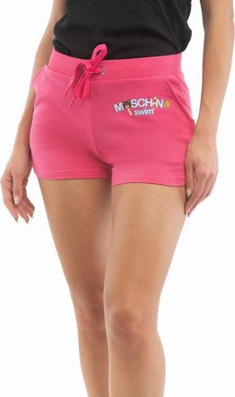 Moschino Womens Fuchsia Cotton Shorts