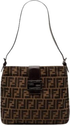 Fendi Pre-owned Shoulder Bags, female, Brown, Size: ONE SIZE Pre-owned Shoulder Bag