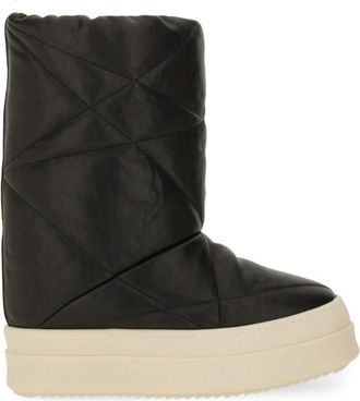 Rick Owens Mega Bumper Lunar Boots - Dames - Winterlaarzen - Zwart - 41 EU - Leer - Schoenen