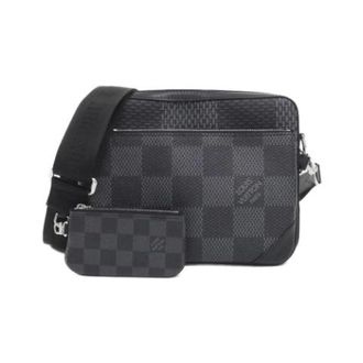 Louis Vuitton Pre-owned Damier Graphite Pouch Schoudertas - Heren - Pre-owned - Grijs - Maat: ONE Size