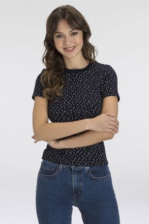 Levi's T-Shirt ESSENTIAL HM SS TEE Taillierter Schnitt