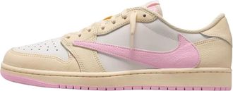 Nike Jordan 1 Retro Low OG SP Travis Scott Shy Pink - Heren - Skateschoenen - Veelkleurig - 42 EU - Leer - Fitness