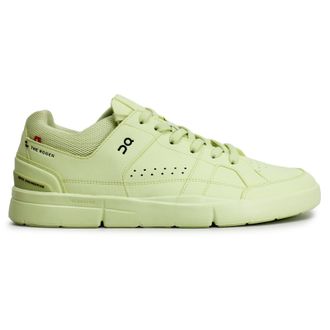 On The Roger Clubhouse Synthetic Leather Mens Low Top Trainers - Hay - Size:UK 10.5