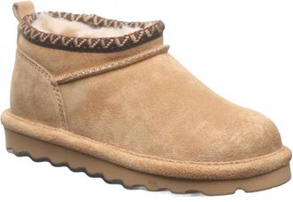 Bearpaw Womens Super Shorty Deco Boot In Iced Coffee
