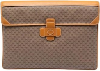 Gucci Pre-owned Clutches, female, Beige, Size: ONE SIZE Pre-owned Business Bag