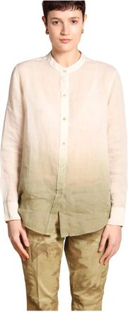 Mason's Ori&euml;ntaalse Stijl Ramie Shirt - Dames - Overhemden - Veelkleurig - S - Overhemden