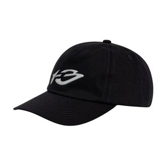 Yohji Yamamoto Big LG Cap - Heren - Petten - Zwart - S/M - Katoen - Accessoires