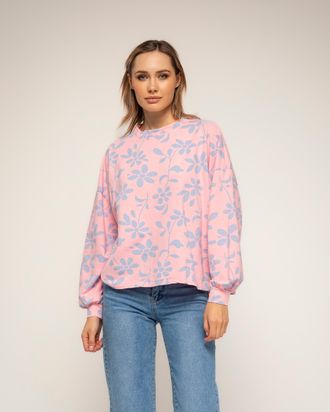 Tantra Sweatshirt met lange mouwen en bloemenprint