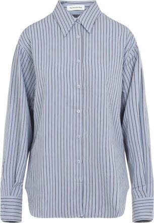 Frankie Shop striped button-down shirt - Blue