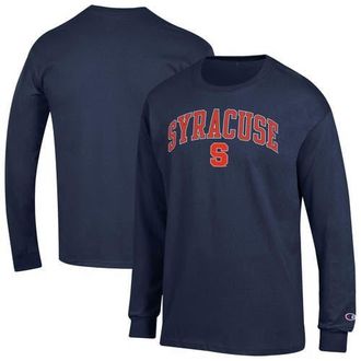 Champion Mens Champion Navy Syracuse Orange Arch Over Logo Long Sleeve T-Shirt at Nordstrom, Size Xx-Large