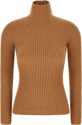 Max Mara Beige Aral1234 Turtleneck Sweater