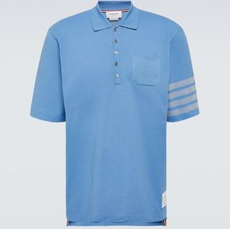 Thom Browne 4-Bar cotton pique polo shirt